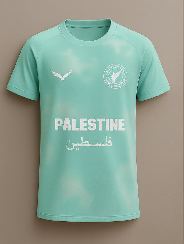 MAILLOT PALESTINE VERT TURQUOISE