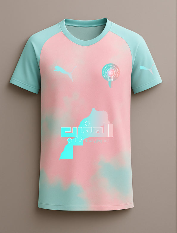 MAILLOT MAROC ROSE PASTEL