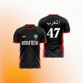 MAILLOT MAROC X OMERTA ROUGE/NOIR