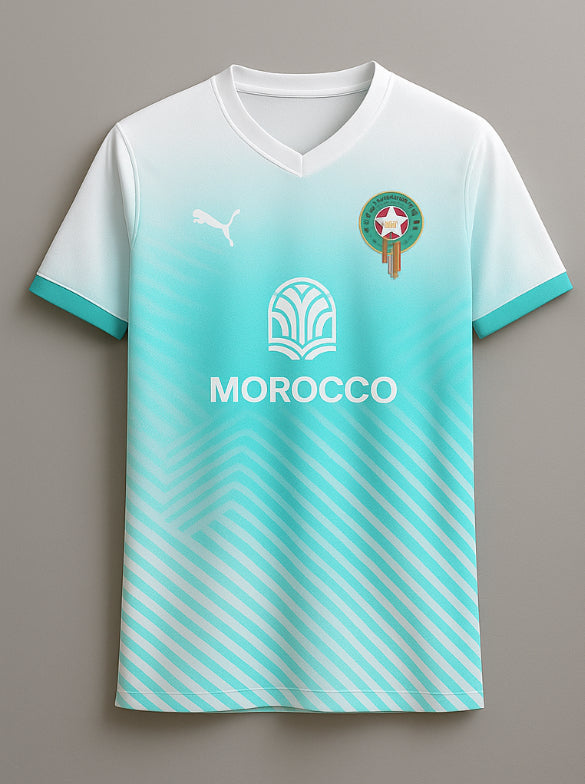 MAILLOT MAROC VERT/BLEU