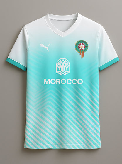 MAILLOT MAROC VERT/BLEU