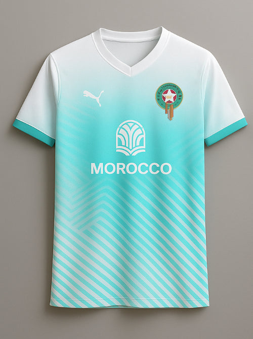 MAILLOT MAROC VERT/BLEU
