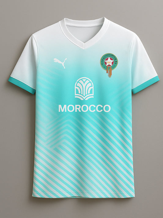 MAILLOT MAROC VERT/BLEU