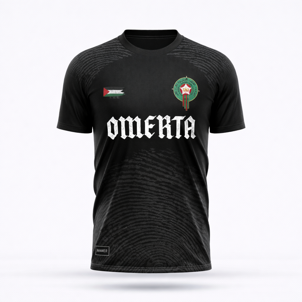MAILLOT MAROC X OMERTA NOIR
