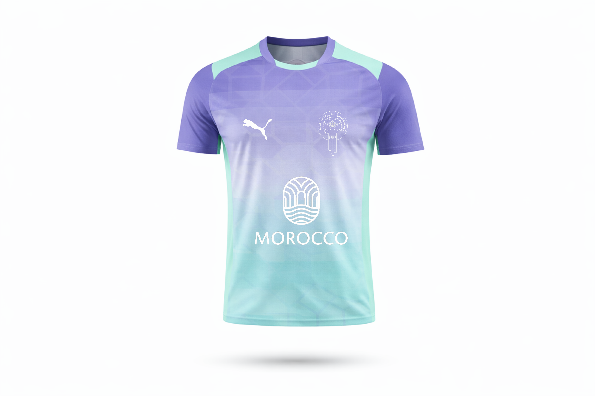MAILLOT MAROC VIOLET MENTHE