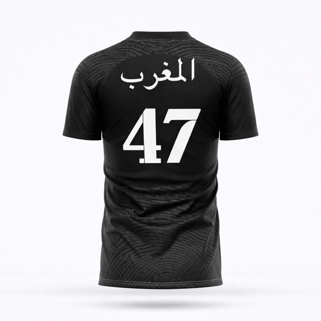 MAILLOT MAROC X OMERTA NOIR