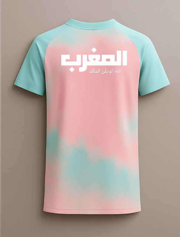MAILLOT MAROC ROSE PASTEL